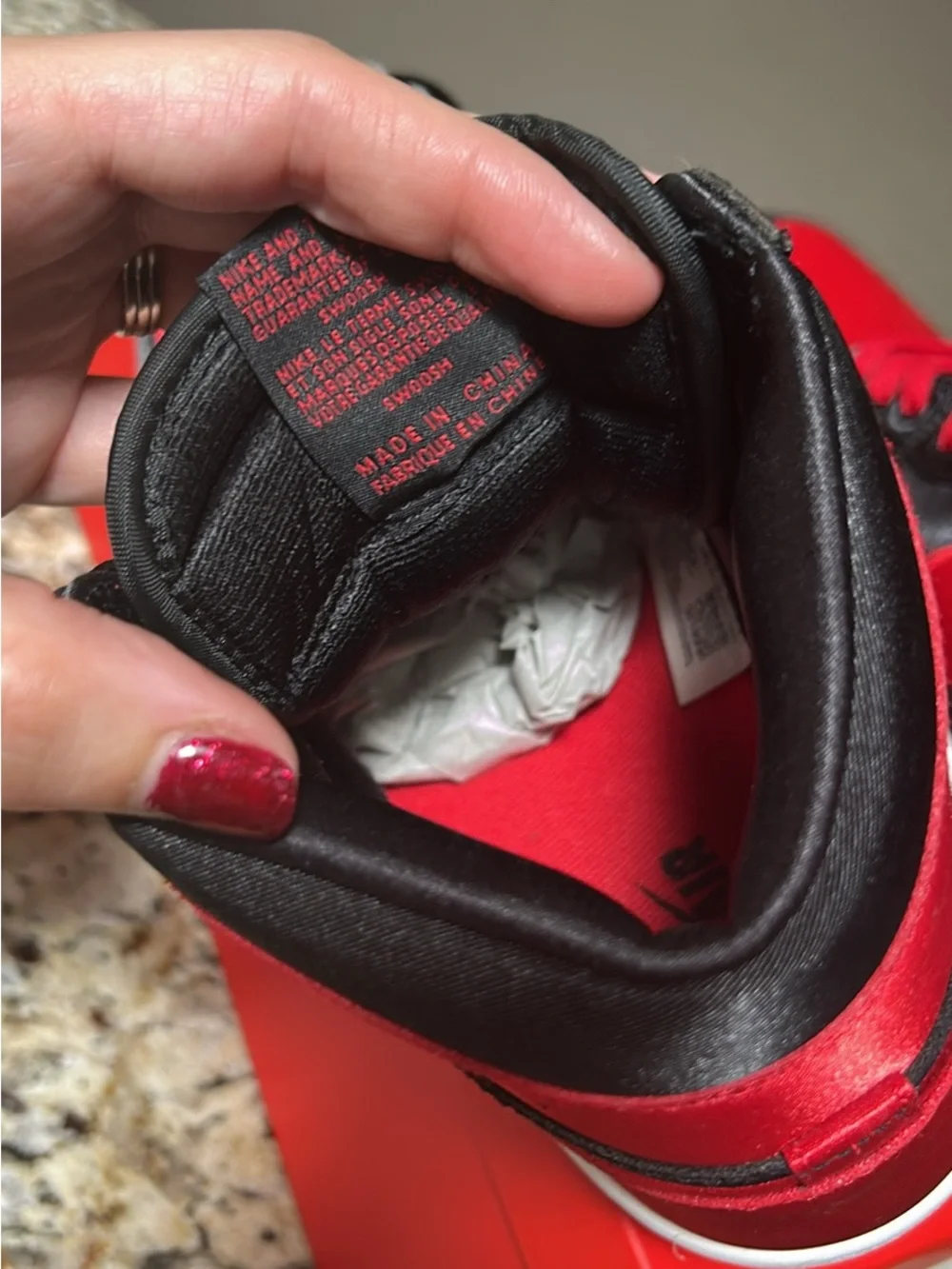 Nike Air Jordan 1 Retro High OG “Satin Bred” – Women’s Shoes Sneakers